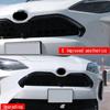 For Toyota yaris Cross   ABS balck Car Front Bumper Grille Grills Strip Trims Cover front mesh Trim Exterior Accessories