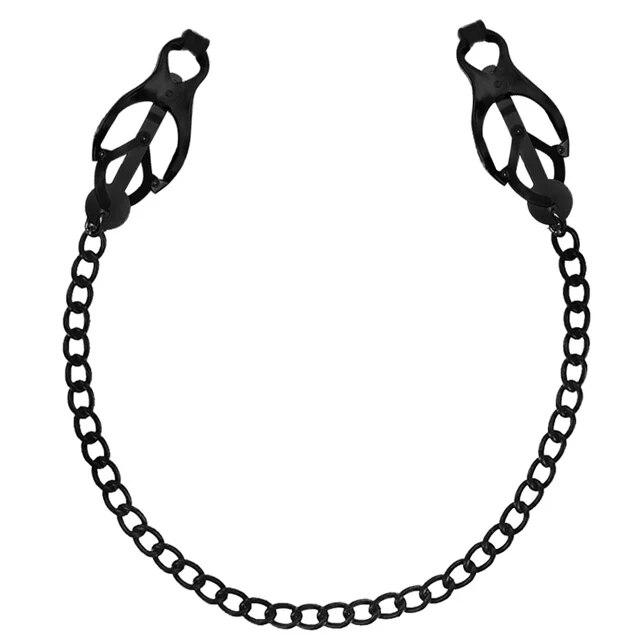 Metall Starke Magnetische Nippelklemmen Clips Stimulator Stahl Nippel Brustklemmen Sklave Bondage Flirten Frauen Sex Spielzeug Für Frauen