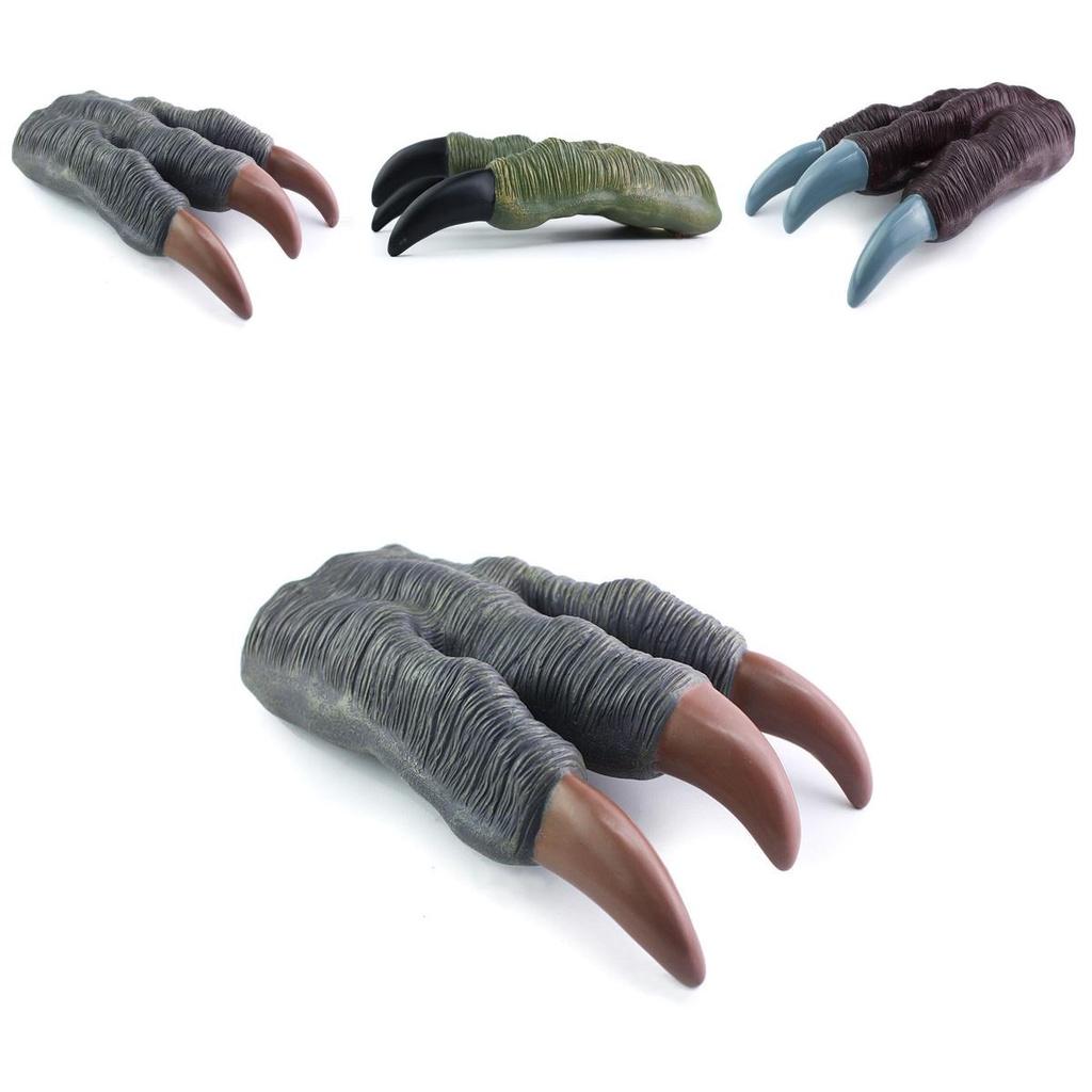 Jurassic Dinosaur Claw Toy T-rex Glove Puppet With Realistic Soft Rubber Claws