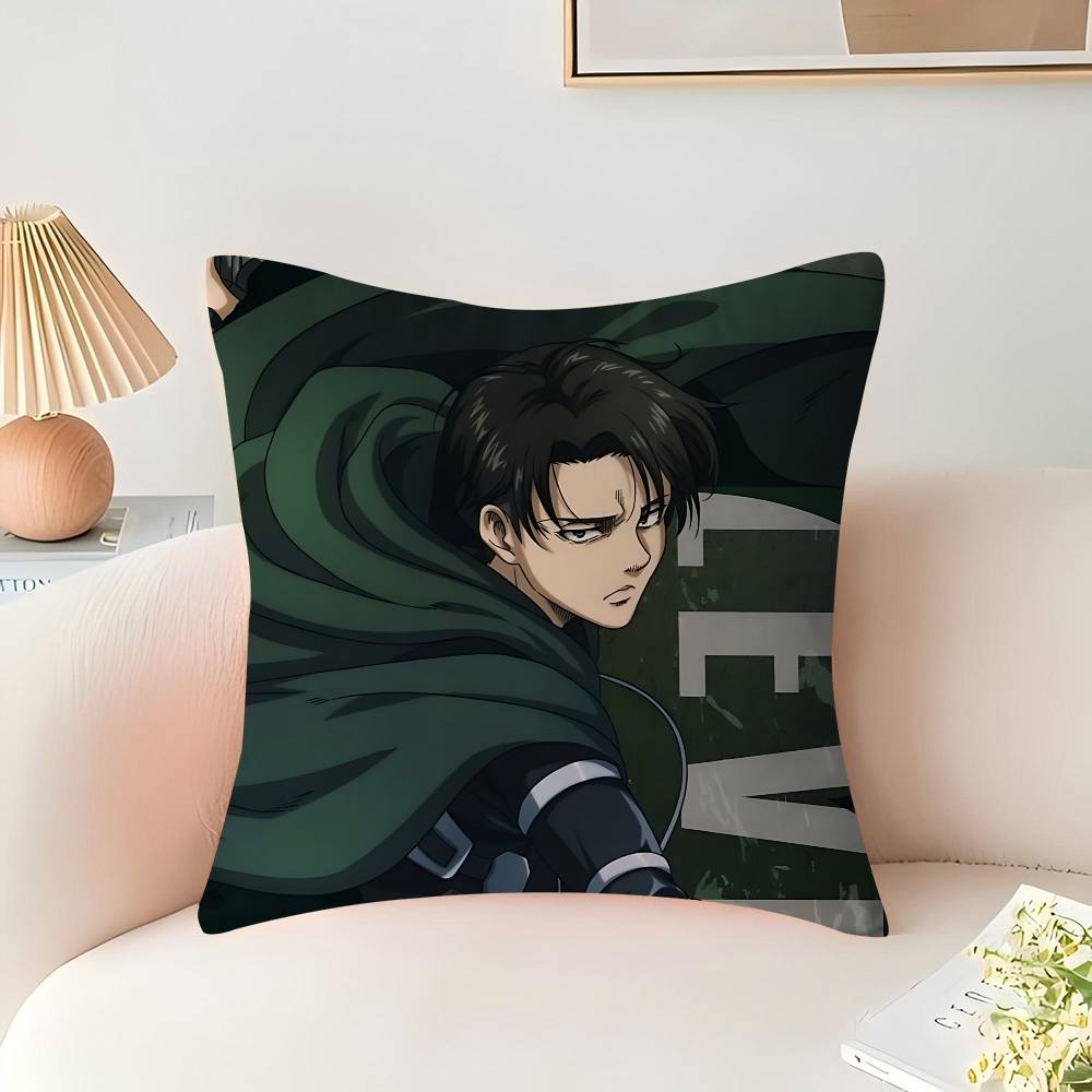 

Levi Ackerman Pillow Cover for Bedroom Room and Living Room Sofa Decorative Cushion Cover 16x16Inch