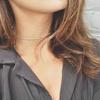 Simple temperament diamond necklace, female collarbone necklace, neck chain choker hot-selling single product