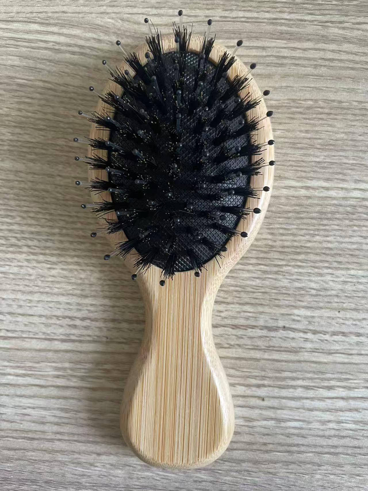 

Compact Cushion Massage Comb for Women - Portable Travel Hair Brush