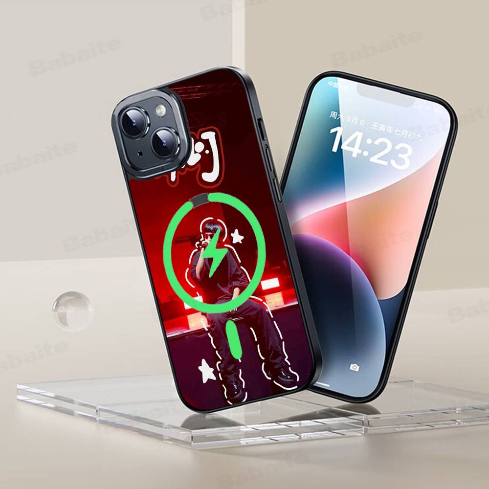 

Singer M-Milo J Phone Case Magesafe Magnetic Wireless Charge Case For IPhone 16 11 12 13 14 15 Pro Max Plus Mini iPhone 17 Pro