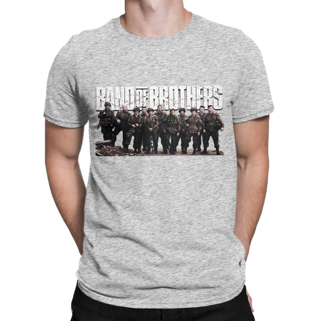 Band of Brothers Grafica Divertente 100% Cotone Maglietta Band of Brothers Magliette Top Per Unisex