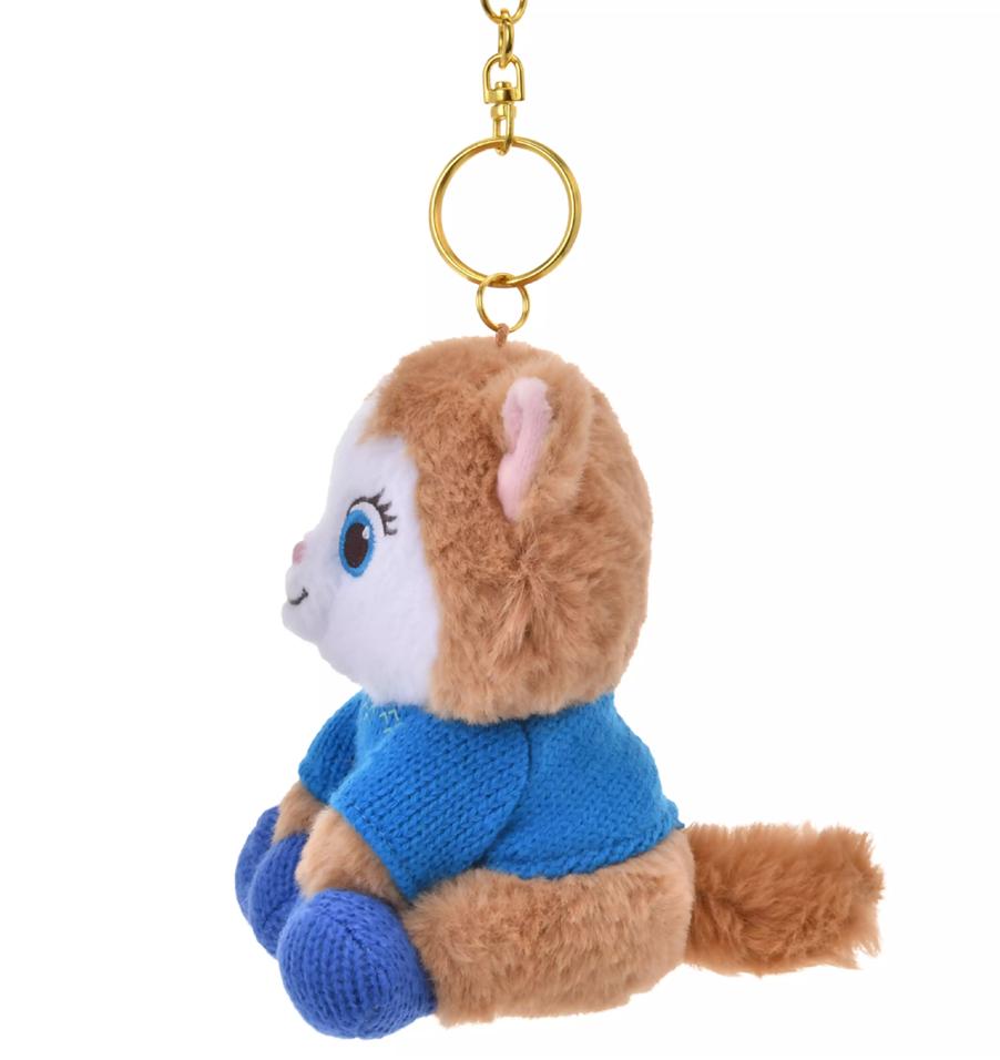 Disney Olaf the Kitten Plush Keychain Blue Frozen Family Memories ( Dare Pe) Japan NEW Disney Store