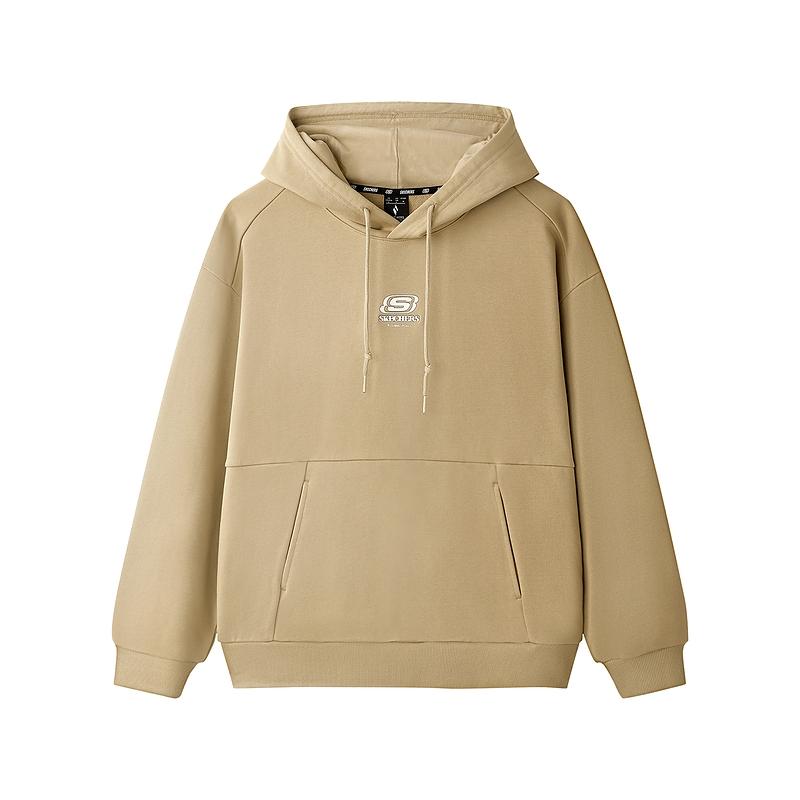 Skechers Sports Lifestyle Series 2025 New Spring Snake Year Logo Hoodie Unisex Hoodie Brown L125U044-00VC S