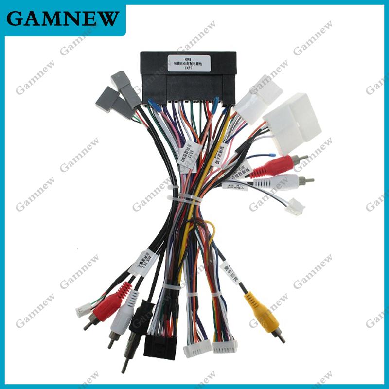 

Car 16pin Audio Wiring Harness Amplifier For KIA KX5/KX7 Hyundai Sonata 9 Stereo Installation Wire Adap Only Cable