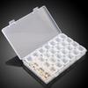 28 Compartment Adjustable Clear Plastic Storage Box For Jewelry Earrings Beads Screws Small Accessories Storage Box