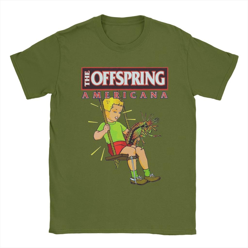 Camiseta Offspring para Hombre 100% Algodón Camiseta Divertida Camisetas de Cuello Redondo Manga Corta Ropa Clásica