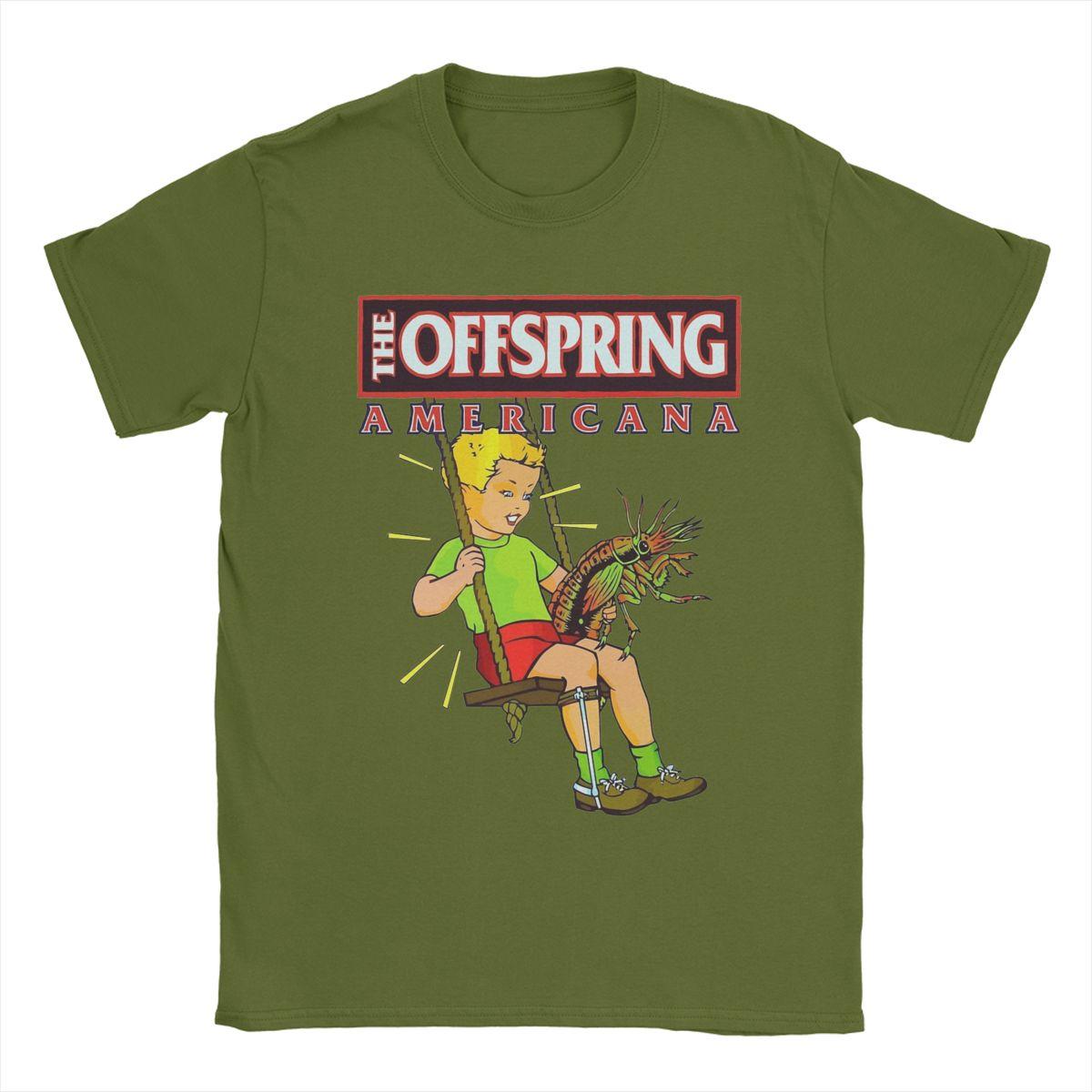 

Offspring T Shirt Men s 100% Cotton Funny T-Shirt Round Neck Tees Short Sleeve Clothing Classic 4XL