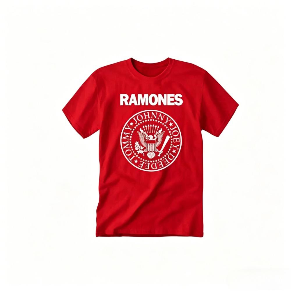 Sommer Das Ramones Punk Rock Band T-Shirt Tee Herrenbekleidung und Damenbekleidung für Erwachsene