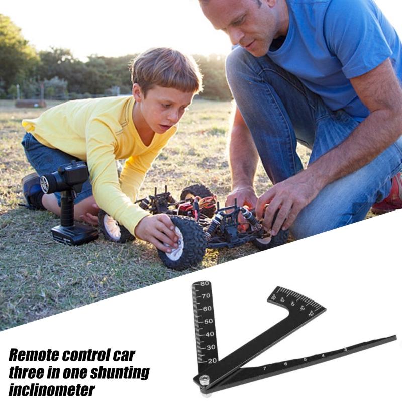 3in1 Remote Control Alignment Gauge Adjusting Ruler For Wheel Camber Height Adjustment Efficient Modification Tool