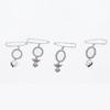Blank Badge Pin Photo Frame Brooch Heat Transfer Blank Lapel Pin Alloy Material