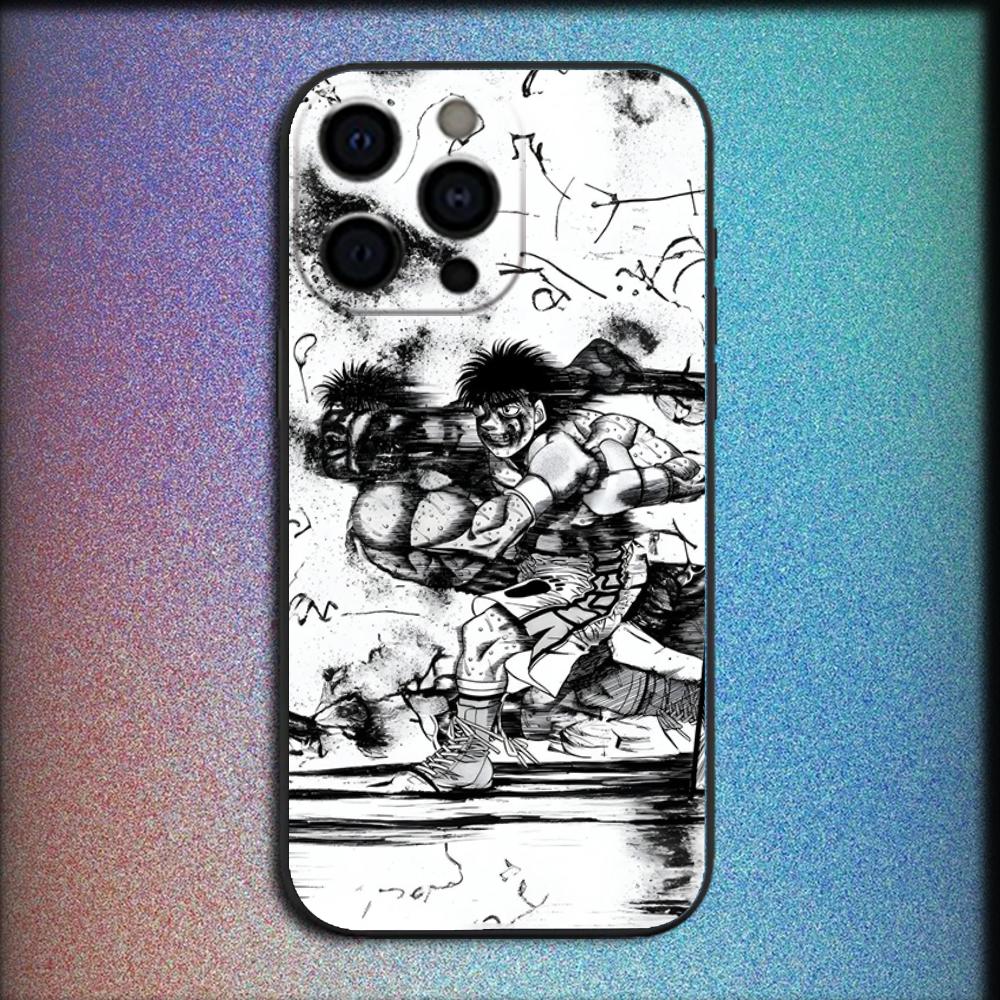 

Чохол для телефону Бокс H-Hajime no Ippo Для iPhone 16,15,14,13,12,11,Pro,X,XS,Max,XR,Plus,Mini М який Чорний Чохол iPhoneXS
