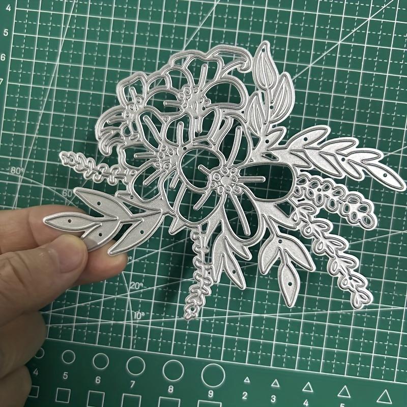 

Flower Decoration Metal Cutting Dies Stencils DIY Scrapbooking Embossing Paper Crad Decorative Craft Die Cut dies серебряный