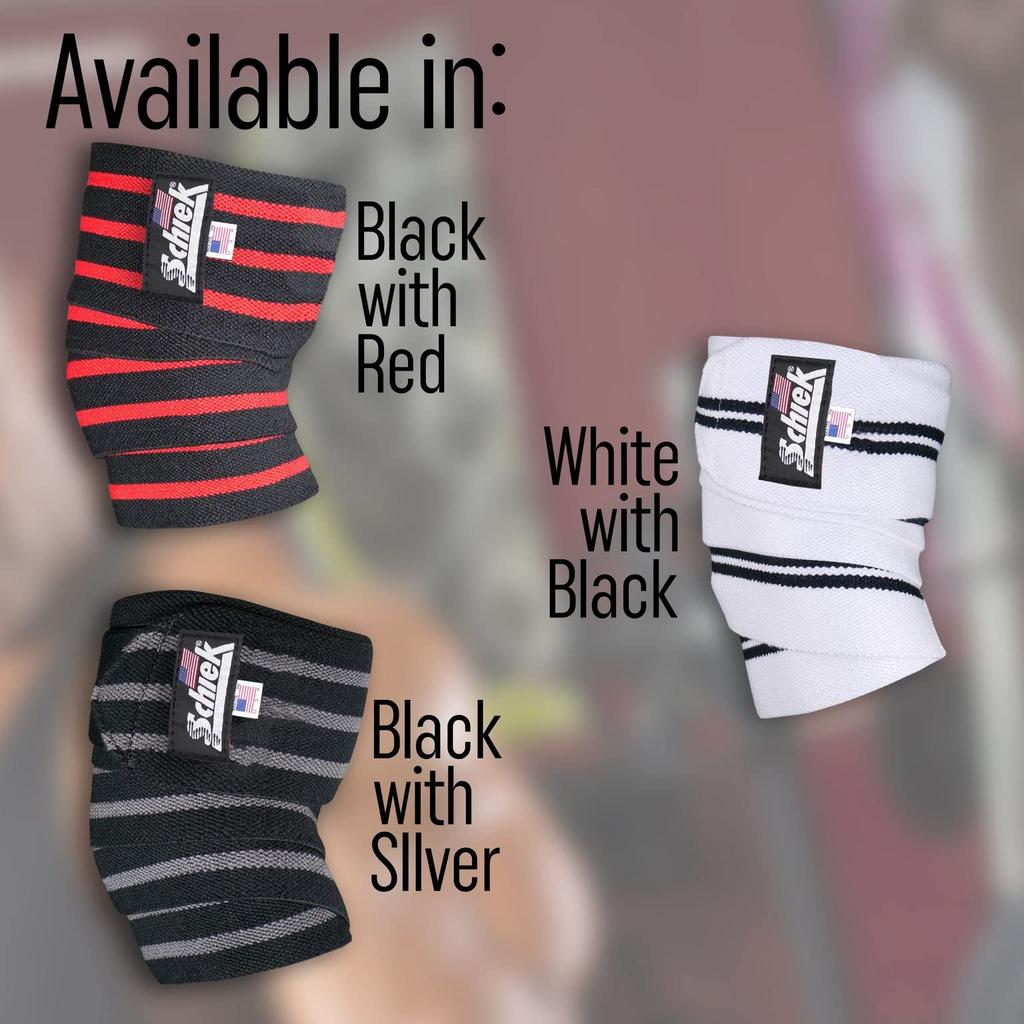 Schiek Black Line Knee Wraps