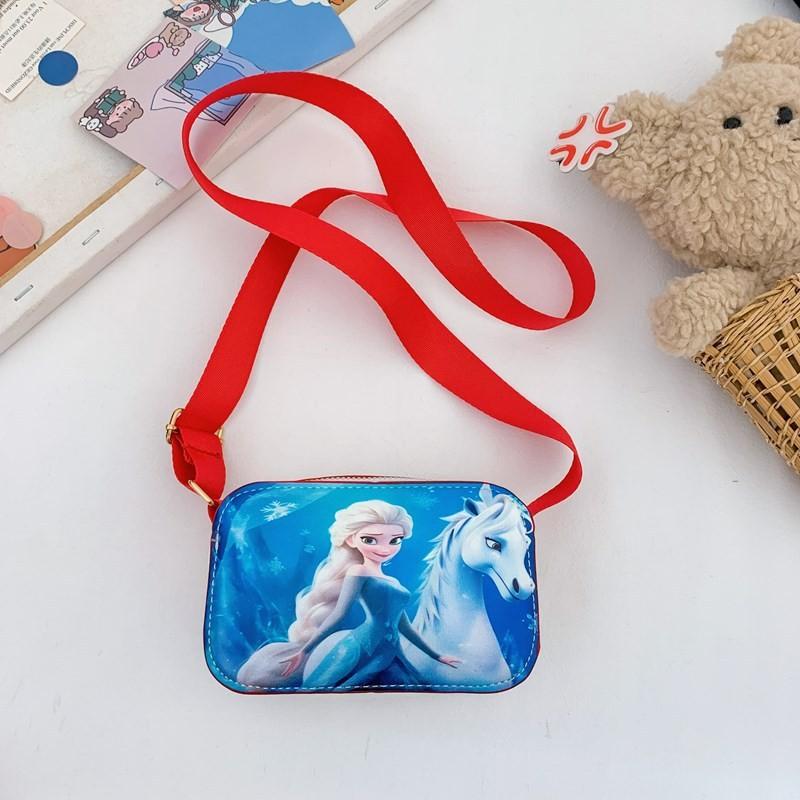 Pattern Cartoon Princess Fashionable Kids Small Crossbody Bag Daily Gifts Use