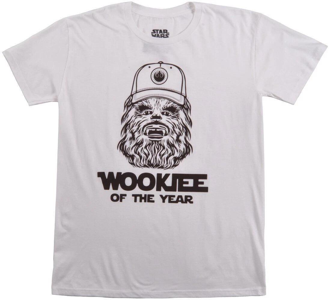 Star Wars Mens Chewbacca Wookiee of the Year Funny White Shirt New M 3XL