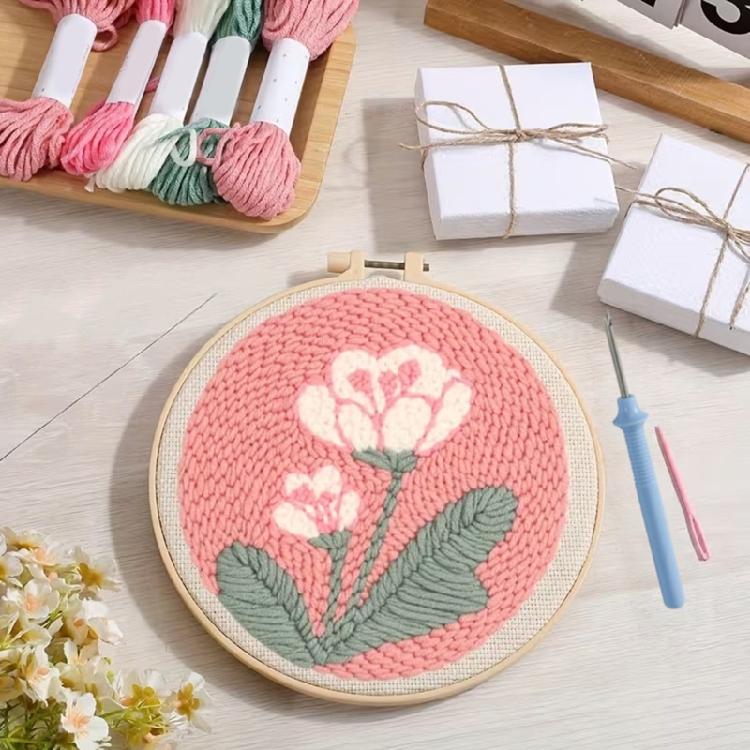 Suministros para Manualidades con Punch Needle Con Tela de Algodón Suave Ideal Para Relajación Y Concentración