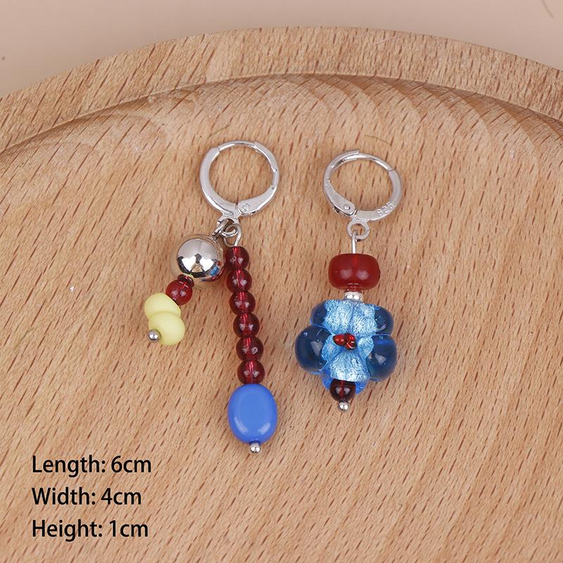 

Уникальный дизайн асимметричные серьги-подвески милые серьги-цветы милые красочные серьги из смолы для женщин подарки эстетичные украшения