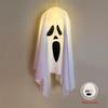 Halloween Party LED Glow Ghost Home Indoor Outdoor Decoration Supplies Haunted House Bar Hanging Horror Props with Lights