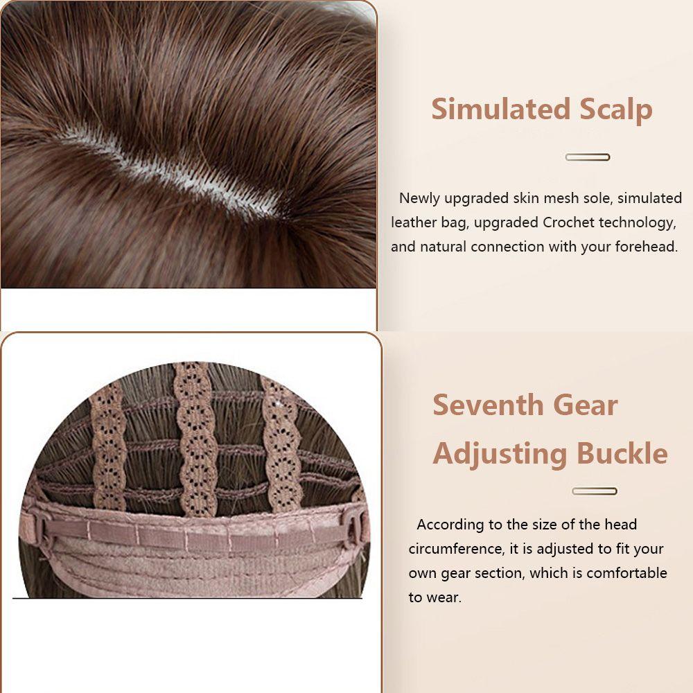 Short Wig Afro Kinky Curly Synthetic Wigs for Women's Fashion Full Wig With Bangs African Women Hair Wig Brazilian Fancy Cosplay