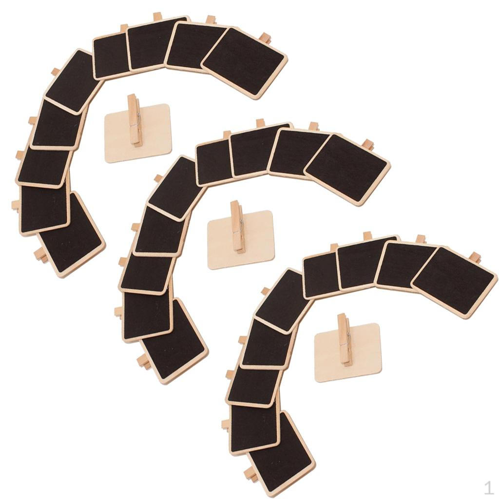 

PCS Mini Blackboard Прямоугольная доска с доской для заметок для свадебной вечеринки Домашний органайзер