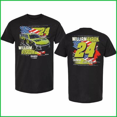 HEISS - William Byron #24 Raptor Patriotisches T-Shirt Herren Damen Tops Alle Größen S-4XL