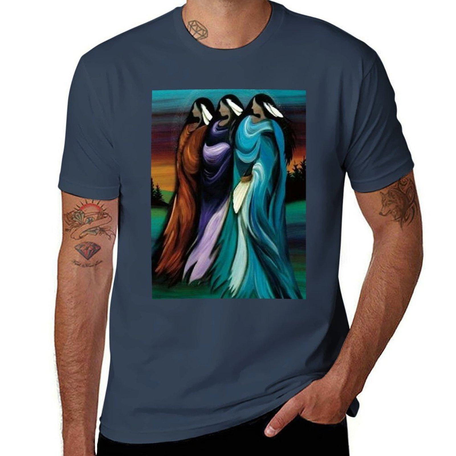 Native American Art Tshirt Work Style Casual Tshirt S