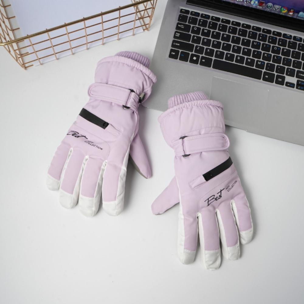 Winter Warm Outdoor Sports Mittens Non-slip Cycling Gloves Portable Touchscreen Ski Gloves