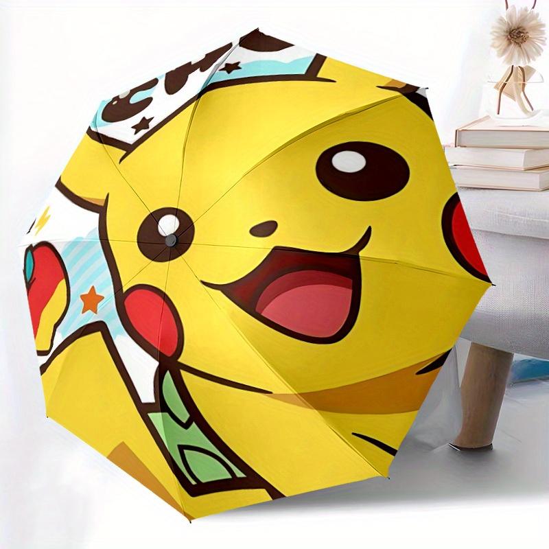Pikachu, Pokémon Automatischer Regenschirm mit Faltfunktion - Reise Regenschirm, Perfektes Geschenk für Geburtstag, Weihnachten a0827098