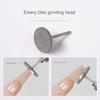 1PC Nail Diamond Metal Drill Bits Disc Bit for Dead Skin Callus Electric Foot File Callus Remover Shaft for Nail Salon Grinding Head