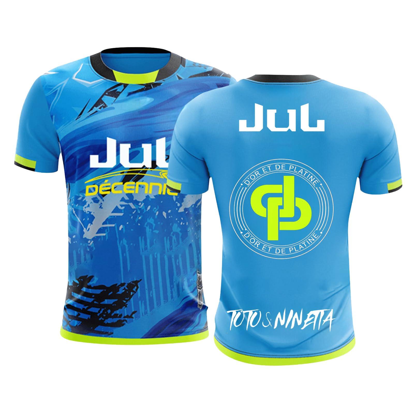 

Unisex Short Sleeve Sports Shirt Lightweight Breathable Athletic Top for Running Training Gym and Outdoor Activities with Graphic Print M синий