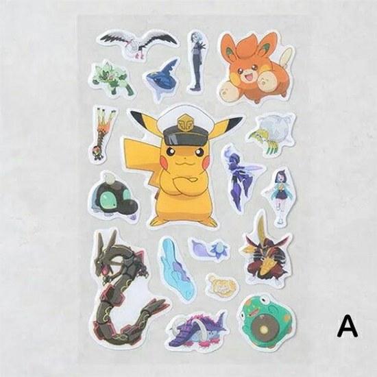 Restock Korean exclusive Pokémon sticker 1 piece seal schedule book decoration slightly puffed.