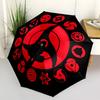 NARUTO Automatic Folding Umbrella with Sturdy Iron Frame, Portable Compact Travel Umbrella All-Season Use Parties 0807041