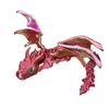 3D Printed Winged Dragon Articulated Dragon Fidget Toy with Horns Dragon Model with Flexible