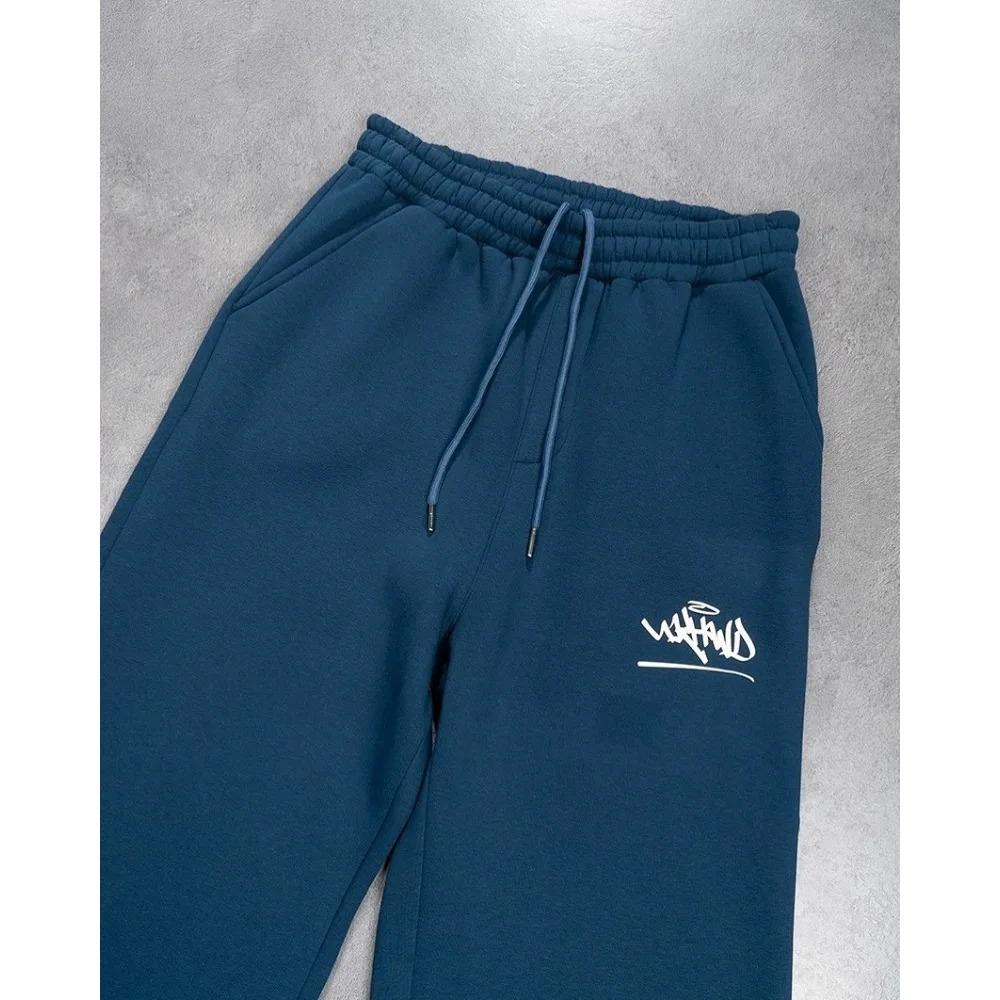 Costum sport casual Y2K cu hanorac cu fermoar larg, pantaloni drepți, set din două piese pentru cuplu, moale și confortabil, trend studentesc