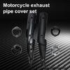 Exhaust Pipe Guard Lightweight Heat Protections Motorcycle Exhaust Protections Motorcycle Exhaust Guard for Y15ZR Bikes