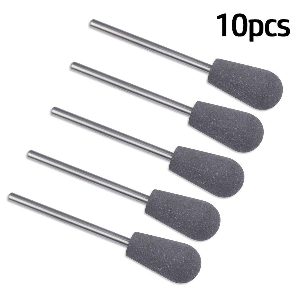 Cutter For Manicure Rubber  BuSilicone Ceramic Millingrr Nail Art Cutter Polishing Buffer Files Electric Machine Drill Bit