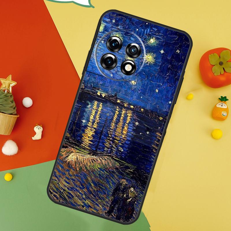 

Картины Звездная ночь Ван Гог Чехол Для OnePlus 15 12 12R 13T 13R 13 11 9 10 Pro 10T 8T Nord 5 CE 2 3 4 Lite N20 N30 Обложка OnePlus Nord N20