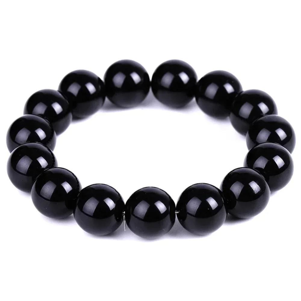 Black Obsidian Natural Stone Bracelets High Quality Bracelet Women Men Jewelrys