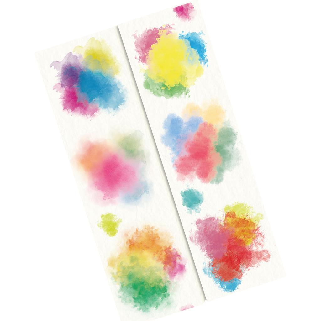 Decorative Tape 50mmX2M Watercolor Scenery Tape Scrapbooking Tape for Scrapbooking Journal Planner Photo Album Wrapping