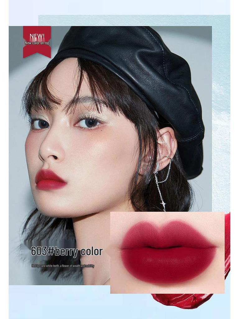 Lan Yiyue Waterproof Color-locking Lipstick - Long-lasting, Non-fading, Non-stick Cup, Lip Protection