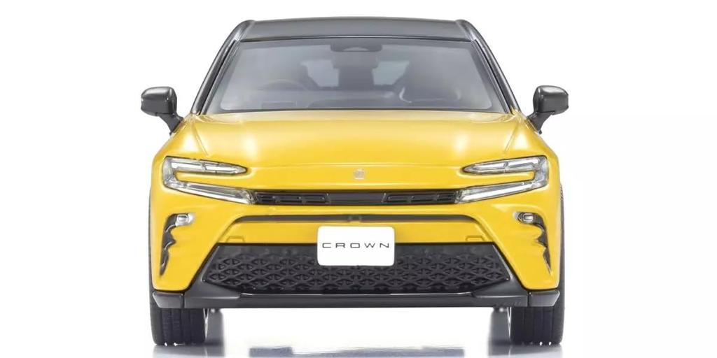 Kyosho Original 1/43 Toyota Crown Sports RS (Yellow) Ready-to-Run Model KS03937Y