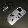 Silver Butterfly Shell Phone Case for Apple 17/16/15pro, 14promax, 13/12/11X