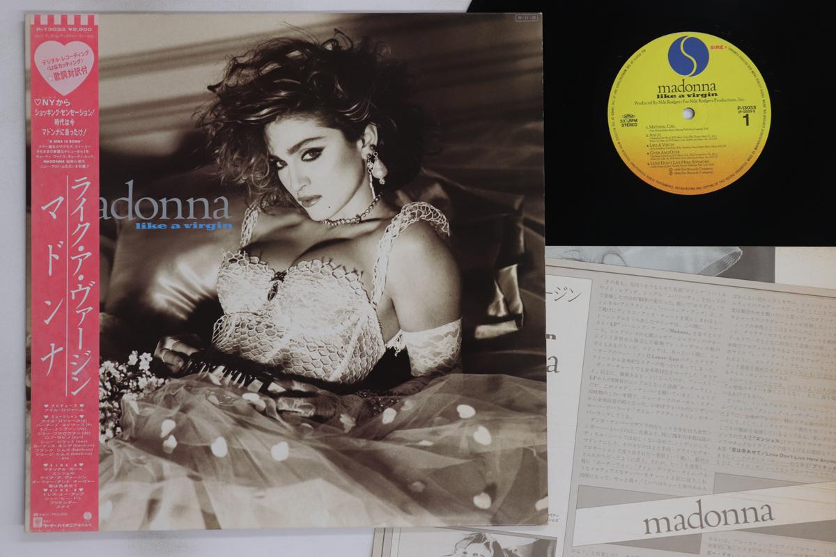 

LP Record MADONNA - Like A Virgin P13033 SIRE 1984 Japan Obi Pop Used