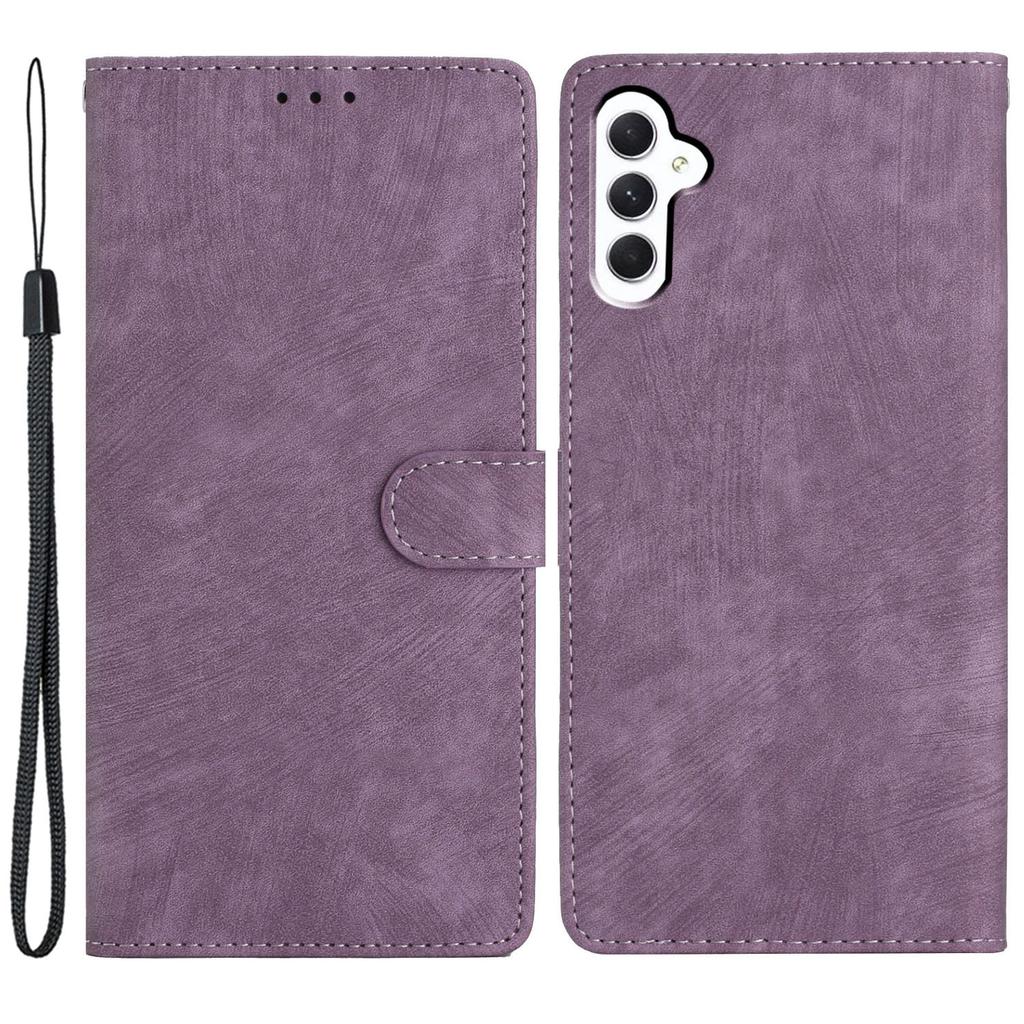 For Samsung Galaxy A36 5G Case with Card Clots Skin-Touch PU Leather Phone Cover Stand