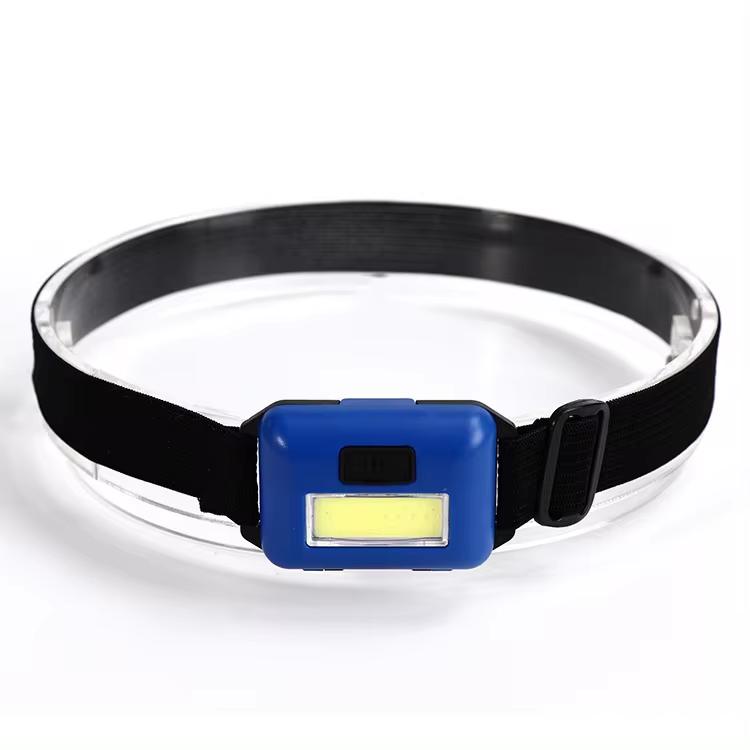 Mini COB Headlight for Outdoor Cycling Fishing Headlamp Camping Emergency Battery Powered LED Headtorch Flashlight