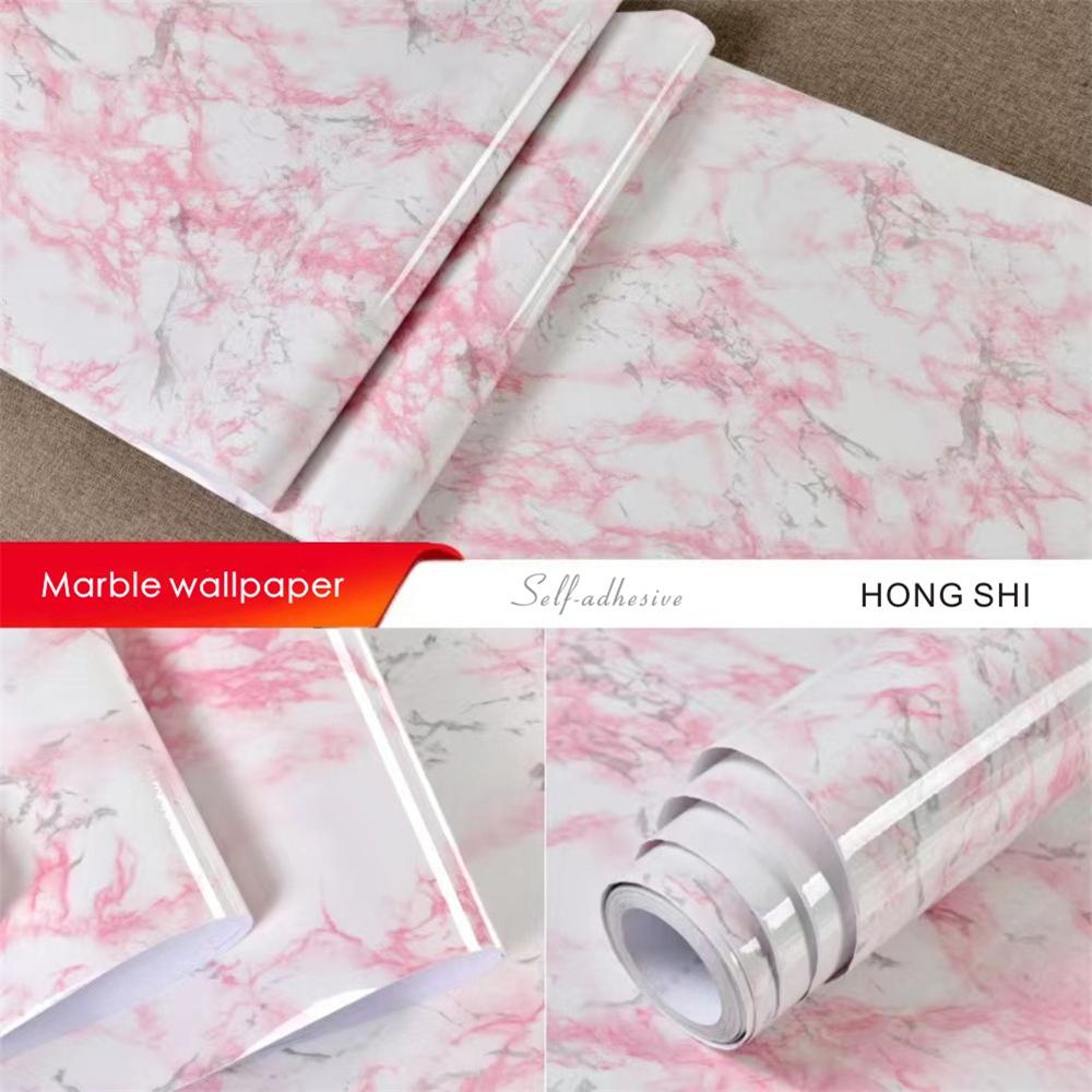 Marble Vinyl Film Self Adhesive Wallpaper for Bathroom Kitchen Cupboard Countertops Contact Paper PVC Waterproof Wall Stickers