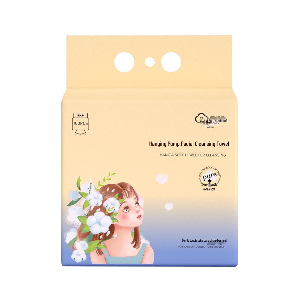 

Thickened Drawstring Cotton Wipes: Soft Disposable Towels for Baby, Makeup Removal, and Salon Cleansing